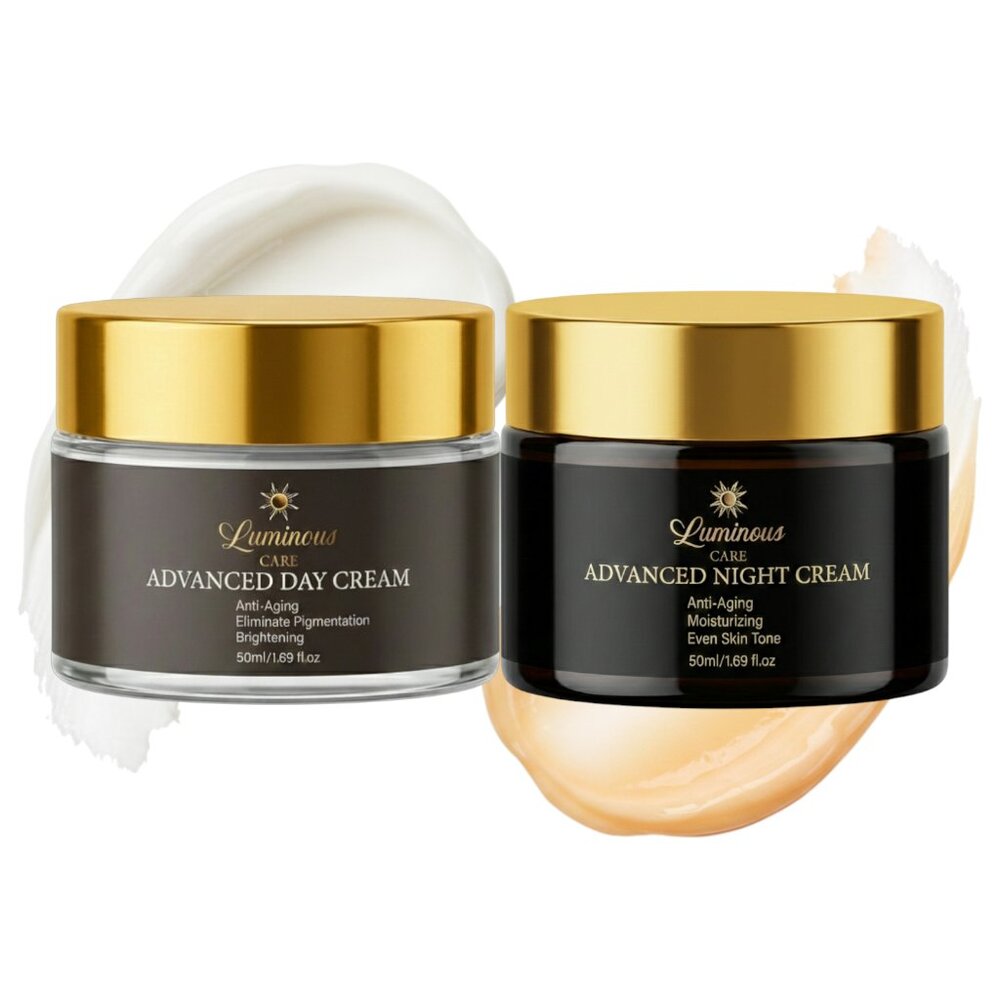 Luminous Care Day & Night Face Cream Set 2x50ml Anti Aging Moisturizer Hydrating